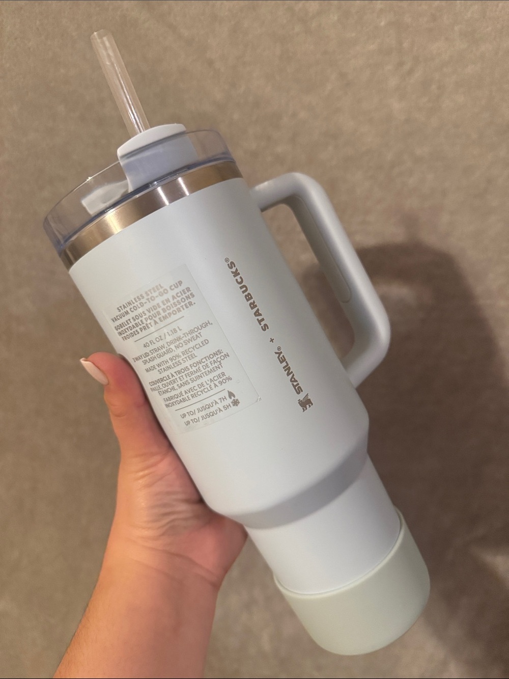 Stanley x Starbucks Spring Blue Tumbler 40oz - Picture 6 of 6